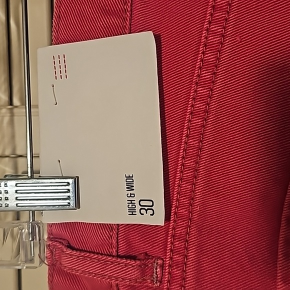 NWT Urban Outfitters BDG High & Wide Bright Pink Jeans Size 30 - Picture 7 of 12